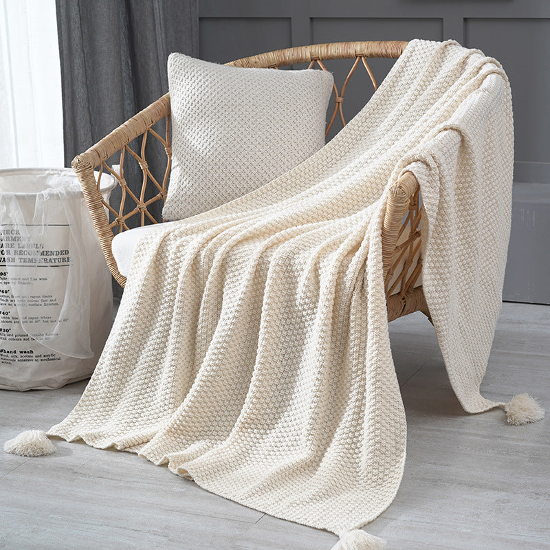 Kvinne Elegant Vaffelstruktur Teppe Skanto