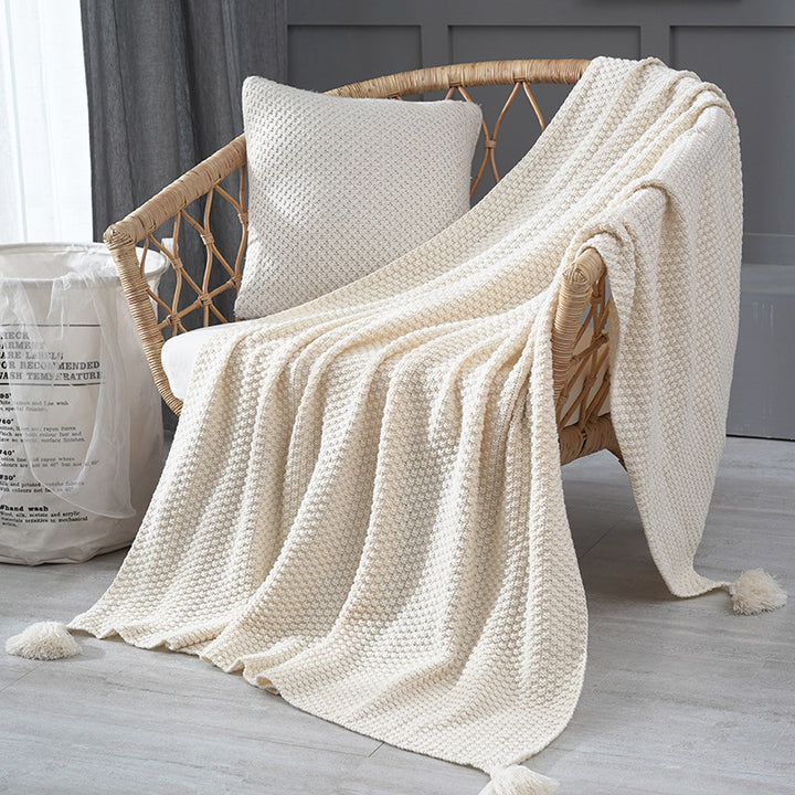 Kvinne Elegant Vaffelstruktur Teppe Skanto