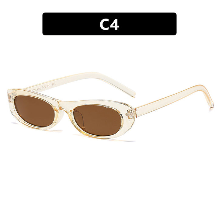 Dame moteriktig solbrille i elegant cat-eye stil Skanto