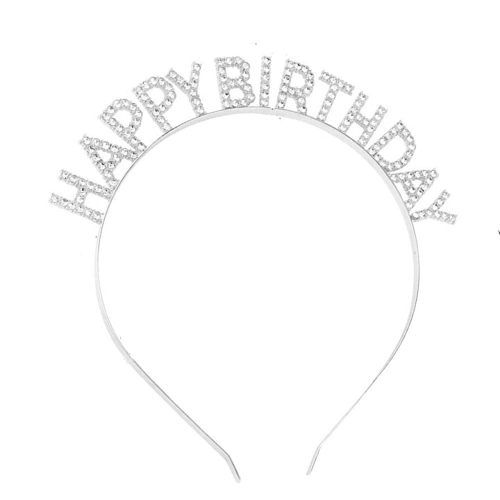Dame Glitrende Hårbånd med "Happy Birthday" Påskrift Skanto