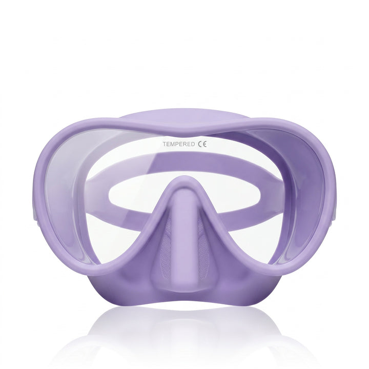 Tauchermaske med ergonomisk design og bred siktfeldt Skanto
