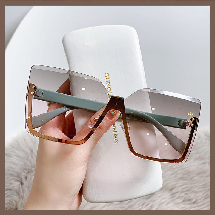 Dames oversized solbriller i moderne design med UV-beskyttelse Skanto