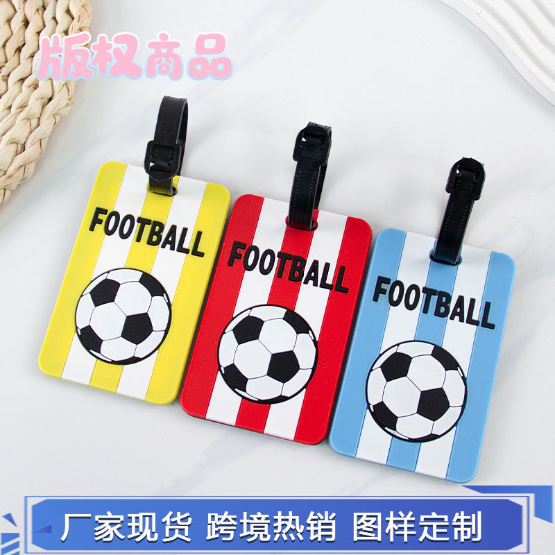 Fotball-tema Bagasjelapp Skanto