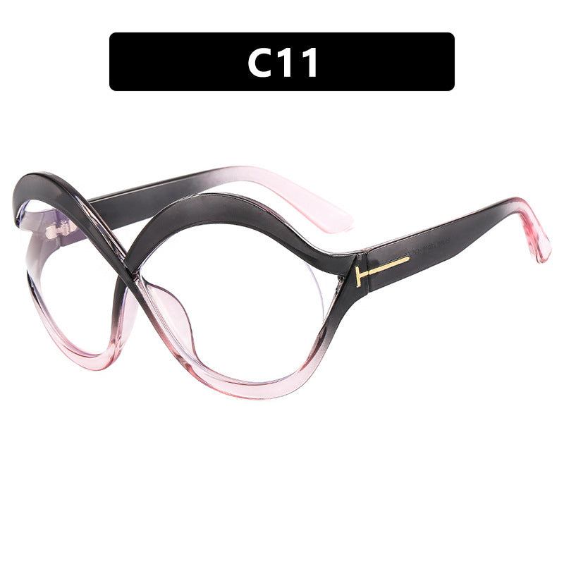 Dame ekstravagant formet solbrille Skanto