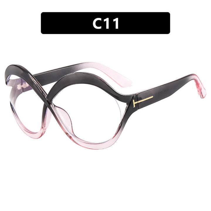 Dame ekstravagant formet solbrille Skanto