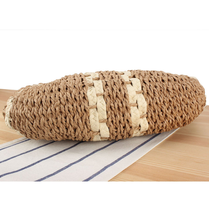 Handwoven Basket Bag with Braided Handle Skanto