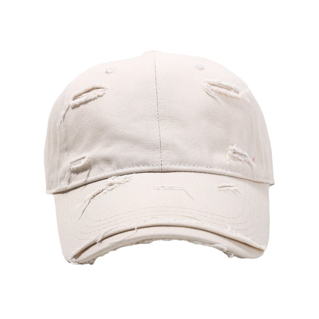Menns Slitt Klassisk Bomull Baseball Cap Skanto