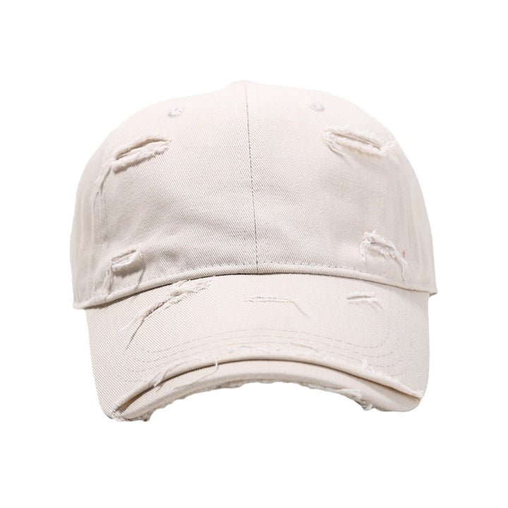 Menns Slitt Klassisk Bomull Baseball Cap Skanto