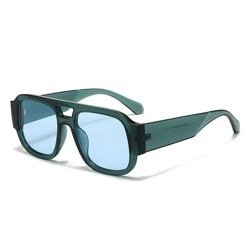 Unisex Bold Frame Retro Solbriller Skanto