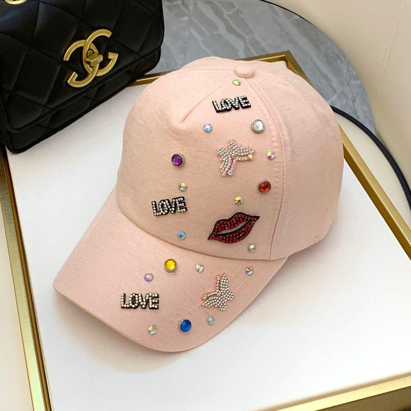 Kvinne Pyntet Grafisk Baseballcaps Skanto
