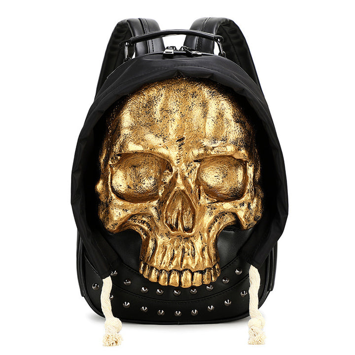 Kreativ og iøynefallende Skull-ryggsekk Skanto
