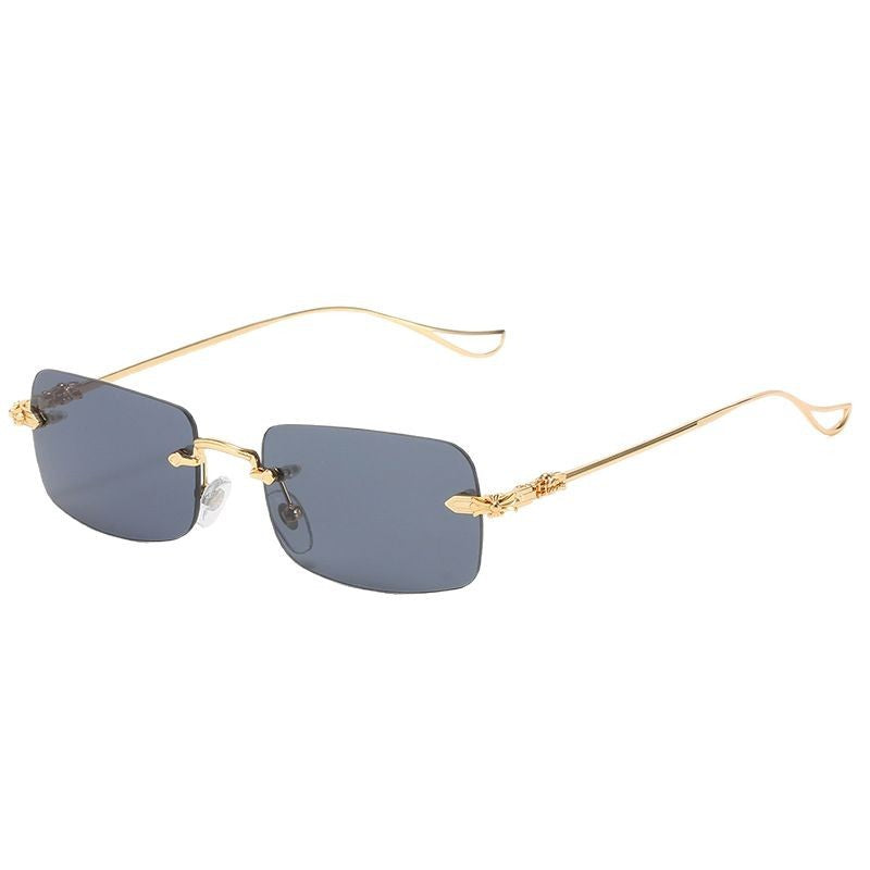 Damer moteriktig lesebrille med elegant kvadratisk ramme og dekorerte stenger Skanto