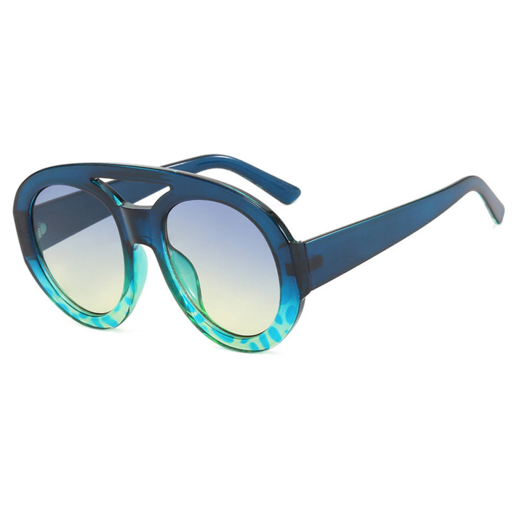 Women's oversized sunglasses with multicolor frame and fashionable design Skanto