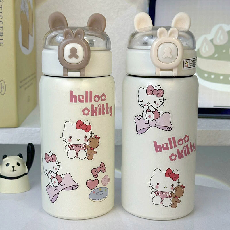 Damen Isoliertrinkflasche mit sicherem Klappverschluss und niedlichem Design Skanto