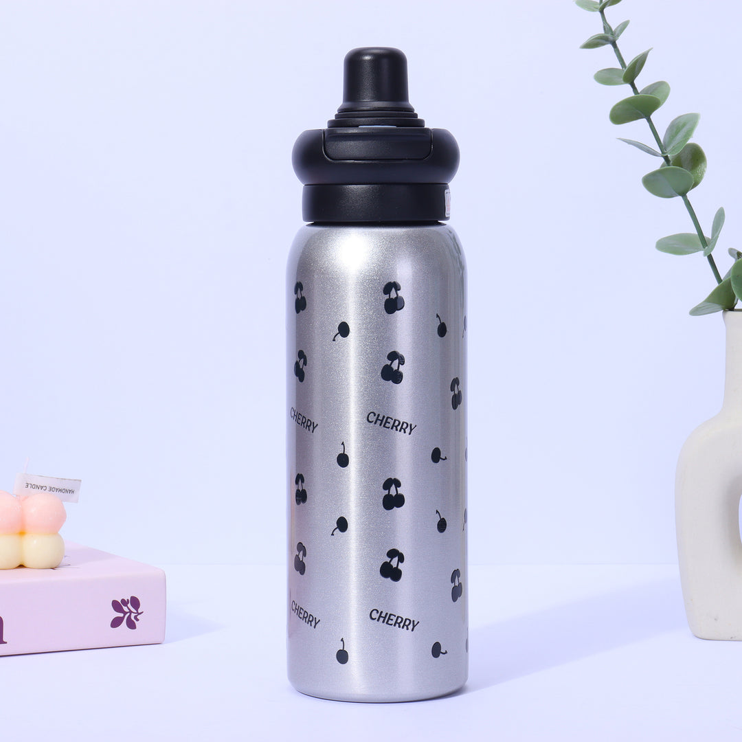 Dame Termo-Drikke flaske med rutsjefritt grep og uvanlig design Skanto