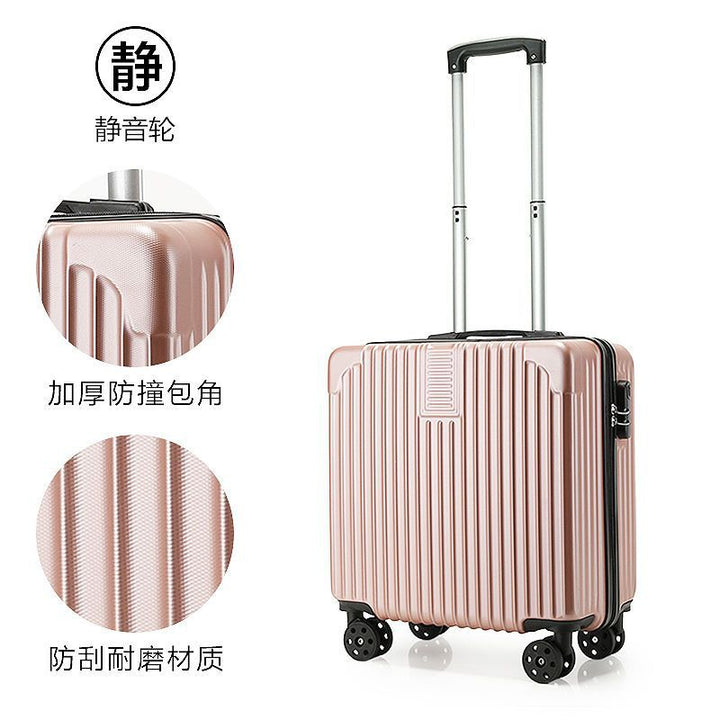 Robust hard shell suitcase in modern design Skanto