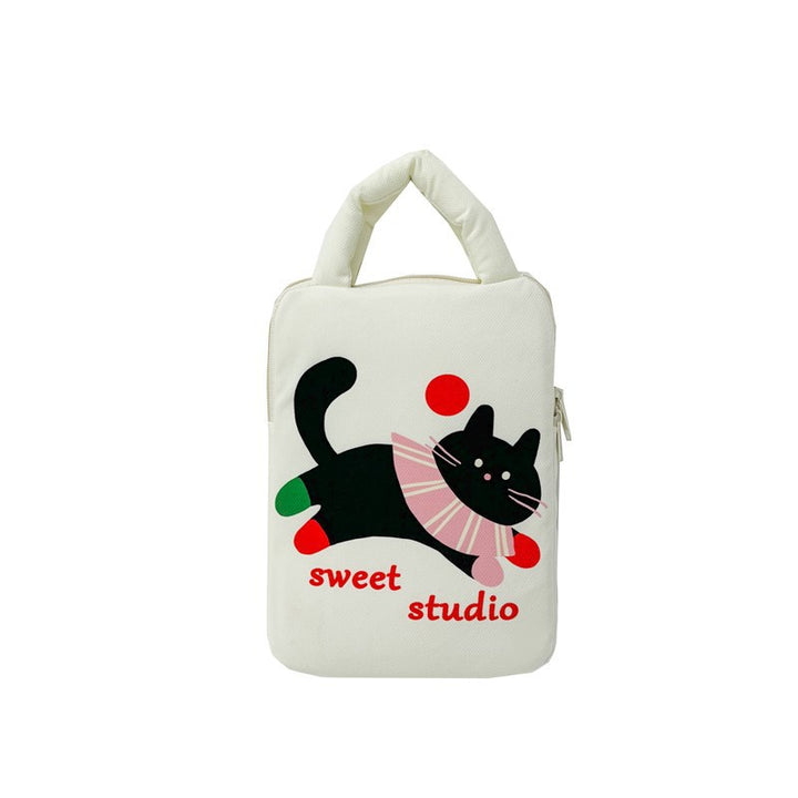 Laptoptas med kreativt kattmønster Skanto