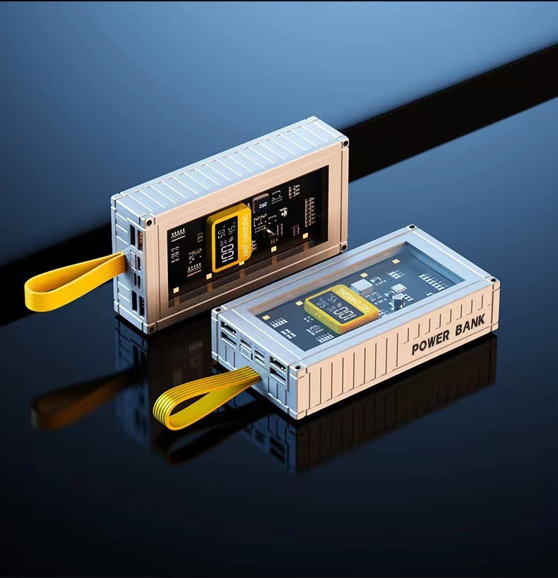 Høyytelses powerbank med LCD-skjerm og intelligent laderegulator Skanto