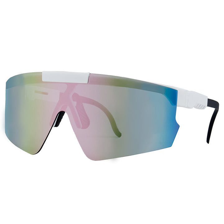 Dame Sport-solbrille i moderne design med store glass Skanto