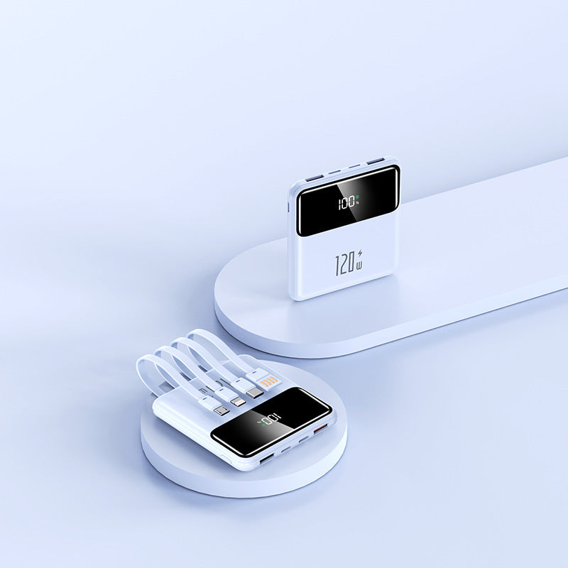 Bærbar powerbank med intelligent ladefunksjon og LCD-skjerm Skanto