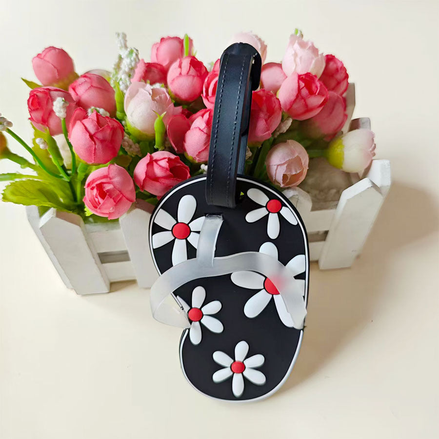Unisex Fun Flip Flop Bagasje Tag Skanto