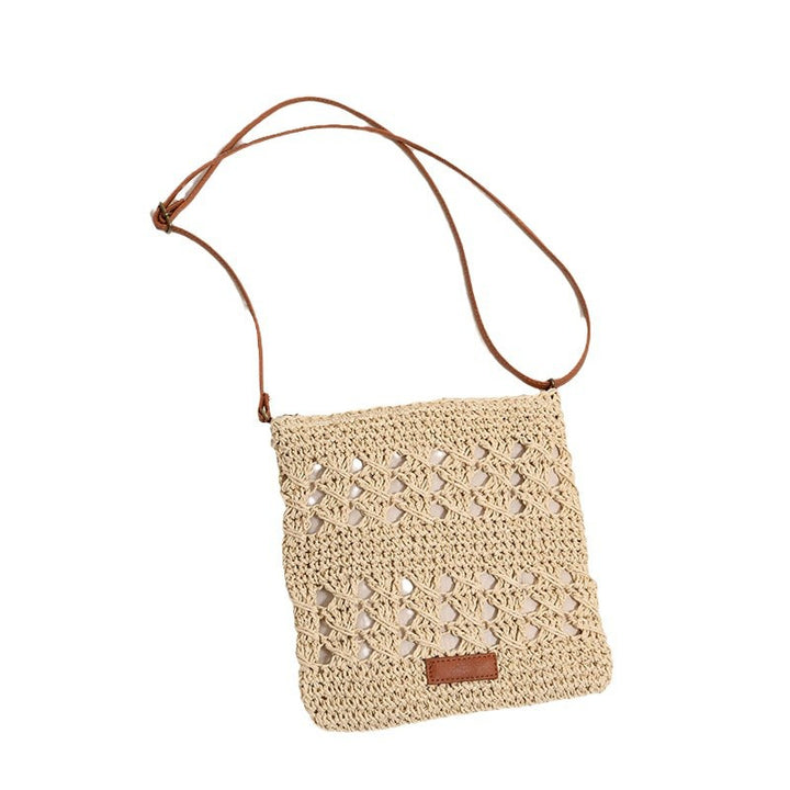 Hand-knotted shoulder bag in elegant design Skanto
