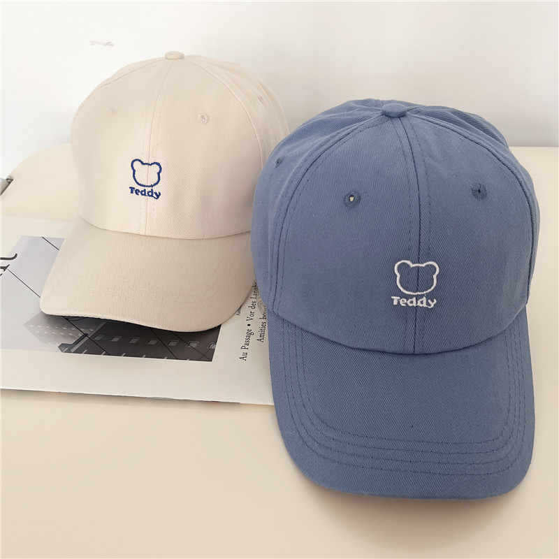 Kvinnenes Lekne Teddy Bear Brodert Baseball Caps Skanto