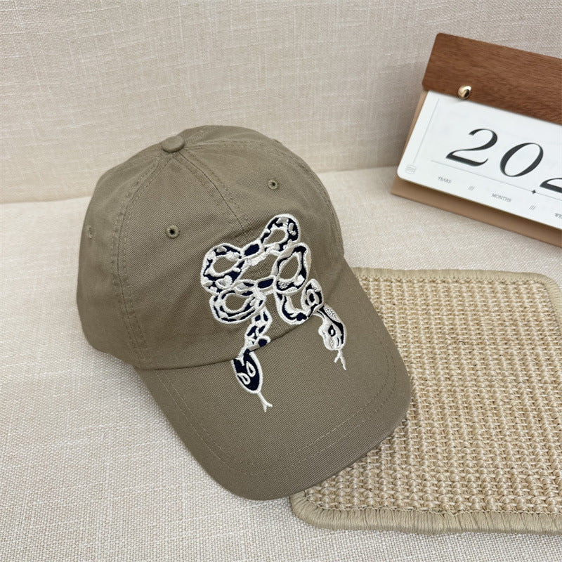 Damebroidered grafisk baseball caps Skanto