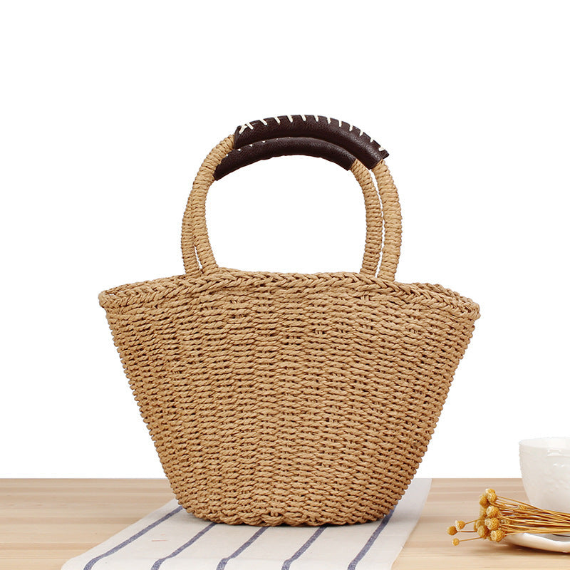 Natural Woven Tote Bag Skanto