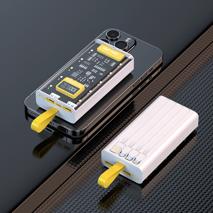 Bærbar Powerbank med høyteknologisk ladeinnsikt og USB-C støtte Skanto