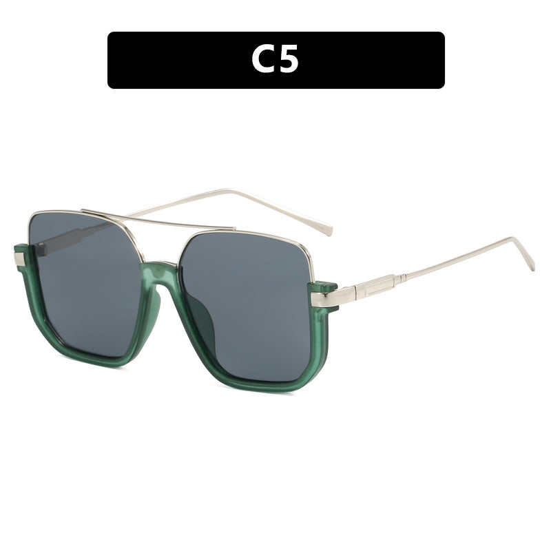 Women's oversized sunglasses with trendy square frame and protective UV filter Skanto
