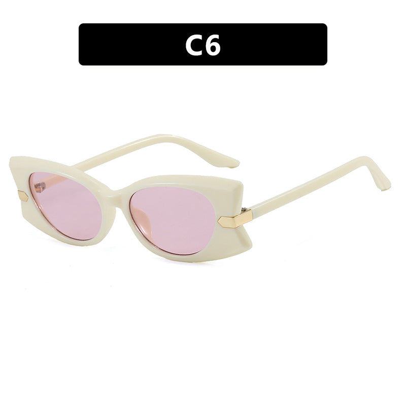 Women's Cat-Eye Sunglasses with Stylish Metal Detail and UV Protection Skanto