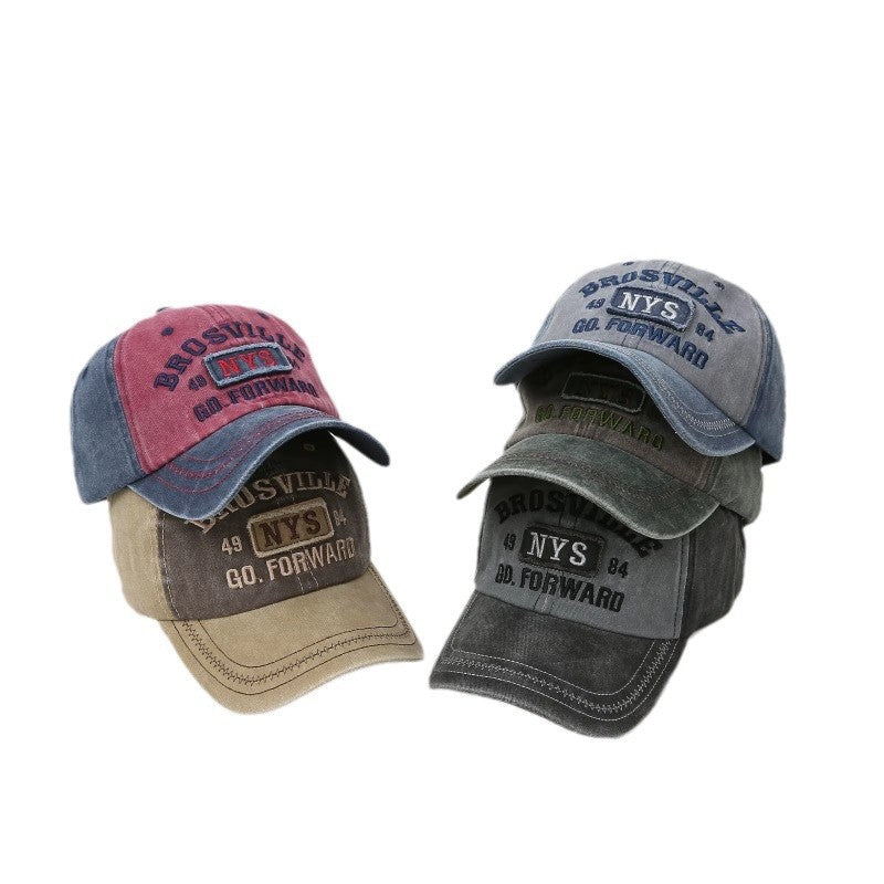 Menns vintage-inspirerte slitte baseballcaps Skanto 1784188194