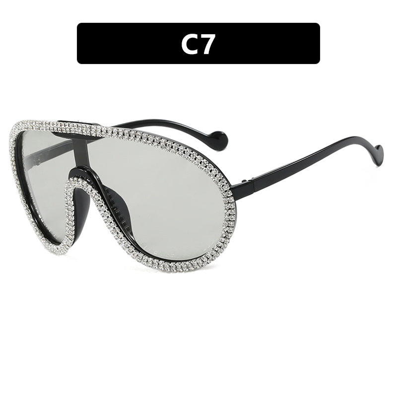 Women's extravagant sunglasses with sparkling frame Skanto