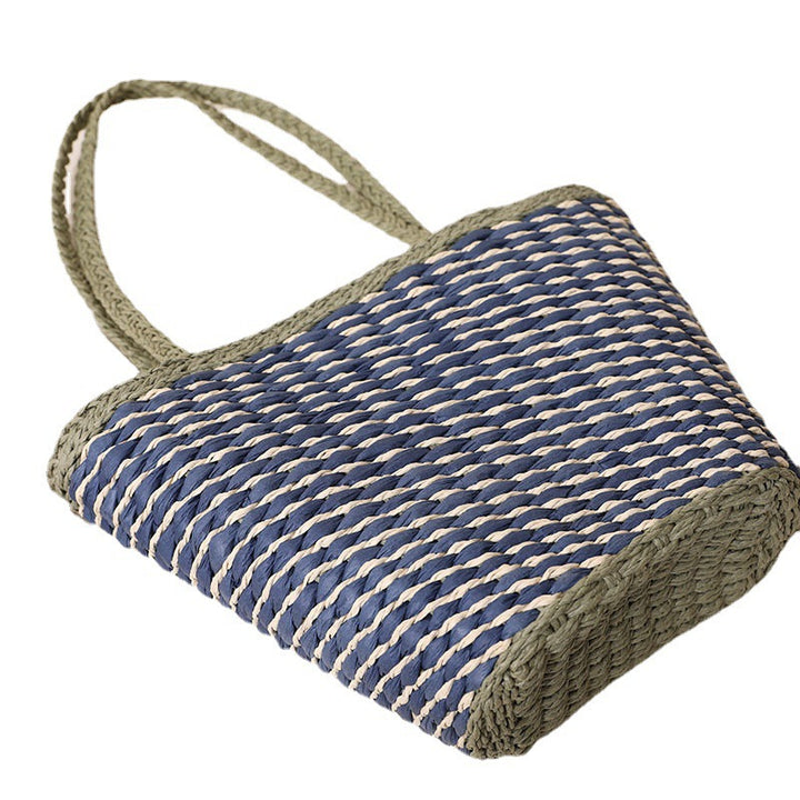 Braided beach bag with wide, stable handles Skanto