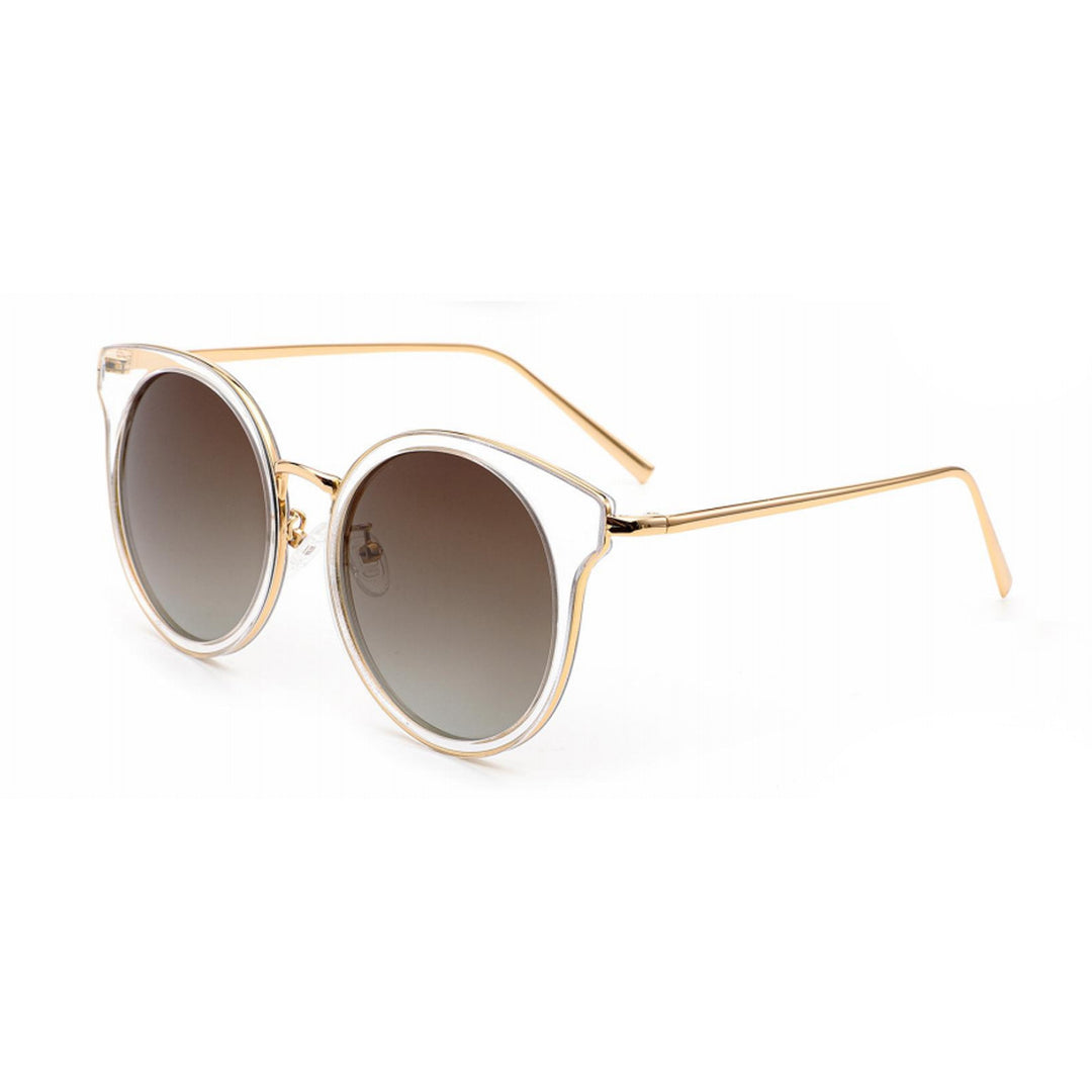 Dame solbrille i trendy katteøye-stil Skanto