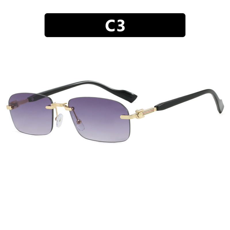 Women's sunglasses with elegant metal frame and stylish wood details Skanto