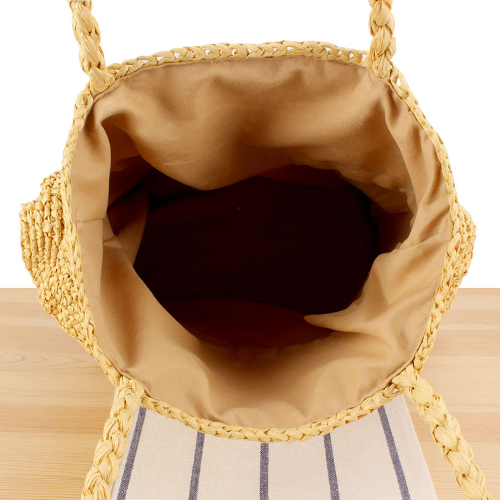 Modern Braided Bag with Ruffles Skanto