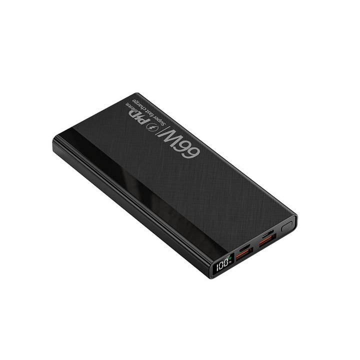 Høyytelses Powerbank med intelligent hurtigladerfunksjon og LCD-skjerm Skanto