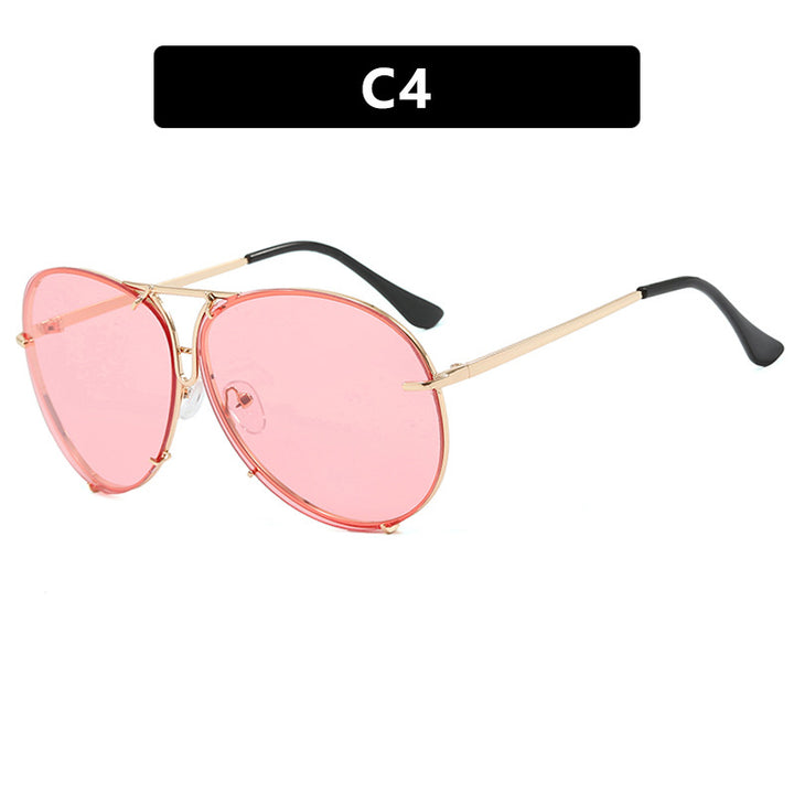 Women's Aviator Sunglasses with Stylish Metal Frame and UV Protection Skanto