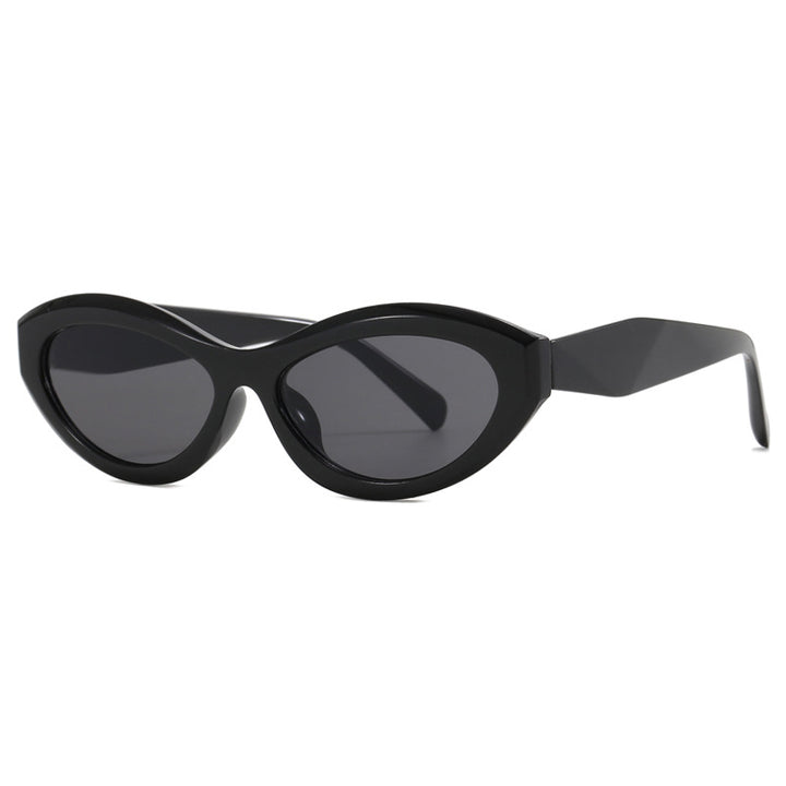 Dame Cat-Eye solbrille med stilig ramme Skanto