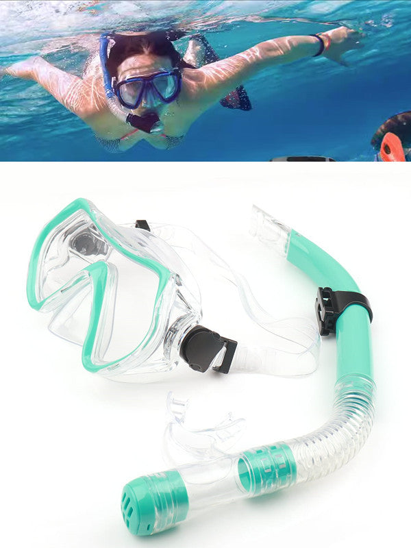 Snorkelmaske med anti-dugg teknologi og fleksibelt munnstykke Skanto