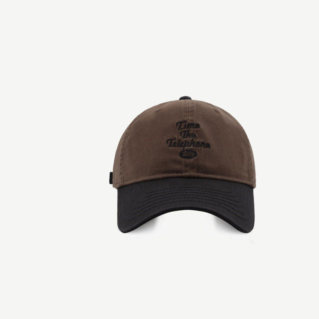 Herrejusterbar brodert caps Skanto