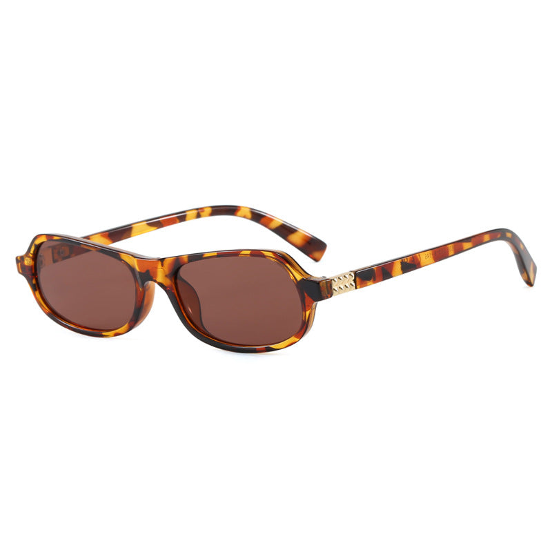 Women's trendy stylish sunglasses with golden accents Skanto