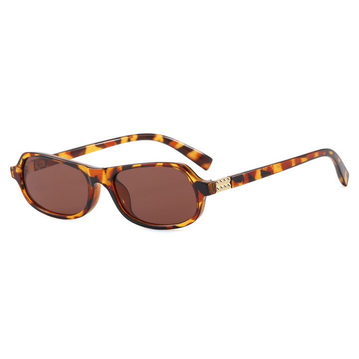 Women's trendy stylish sunglasses with golden accents Skanto
