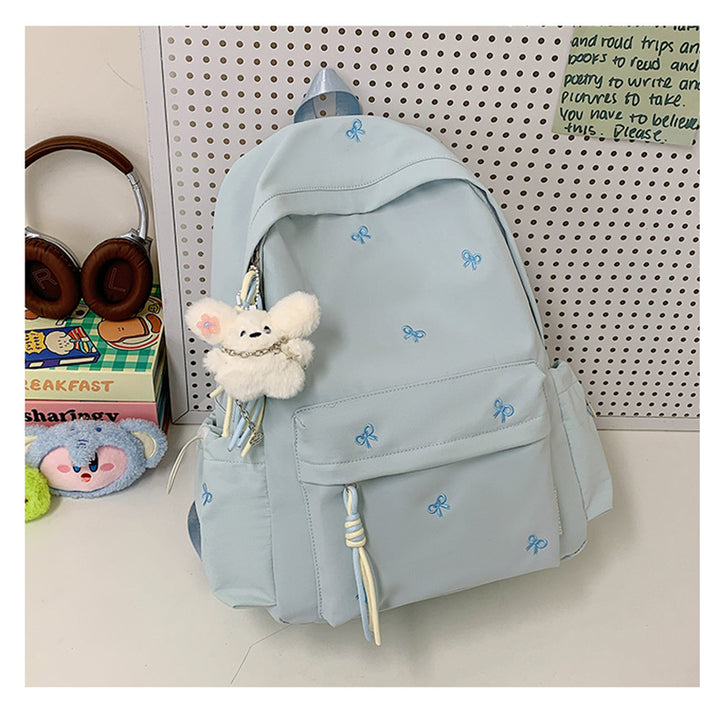 Sjarmerende Brodert Skolesekk