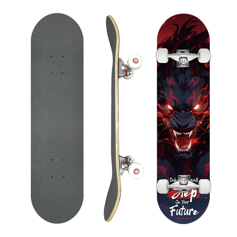 Grafisk Kunstnerisk Skateboard Skanto