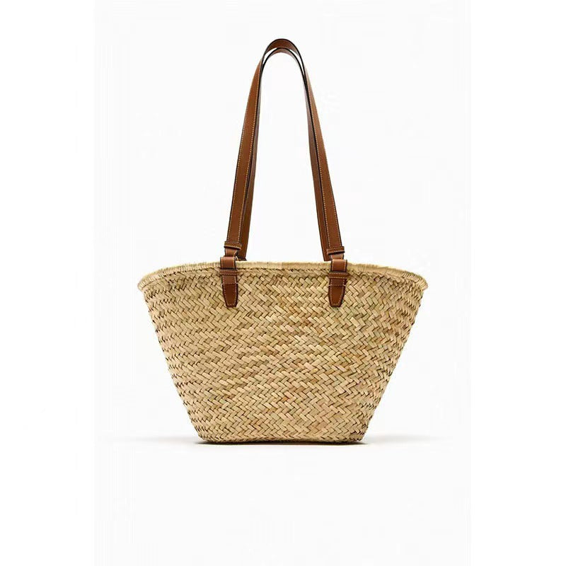 Elegant Woven Beach Bag Skanto