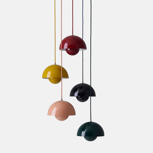 Skanto | Nordic Macaron 1-Ly Half-Sirkel Kuppel Pendellampe