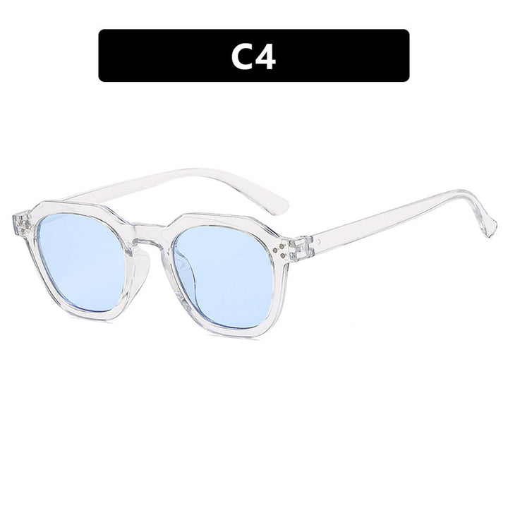 Women's fashionable sunglasses in trendy hexagonal design Skanto